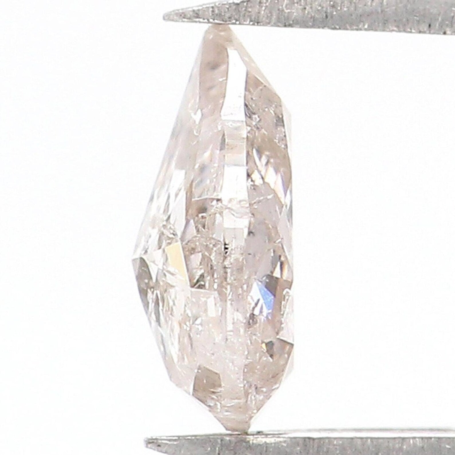 0.51 CT Natural Loose Pear Shape Diamond Light Brown Color Pear Cut Diamond 6.20 MM Natural Brown Color Pear Brilliant Cut Diamond NQ8747