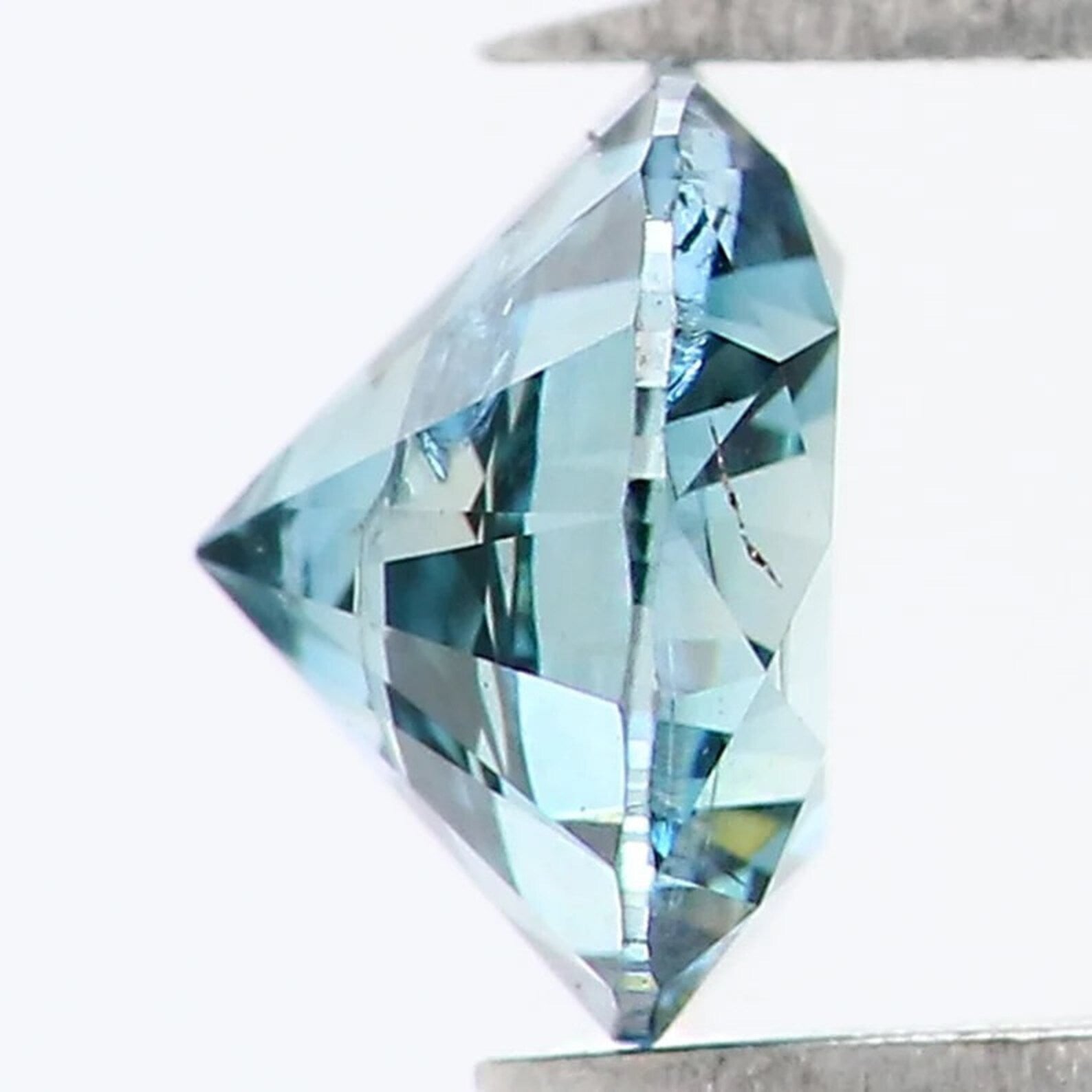 0.40 CT Natural Loose Round Shape Diamond Blue Color Round Diamond 4.60 MM Natural Diamond Blue Color Round Brilliant Cut Diamond NQ1748