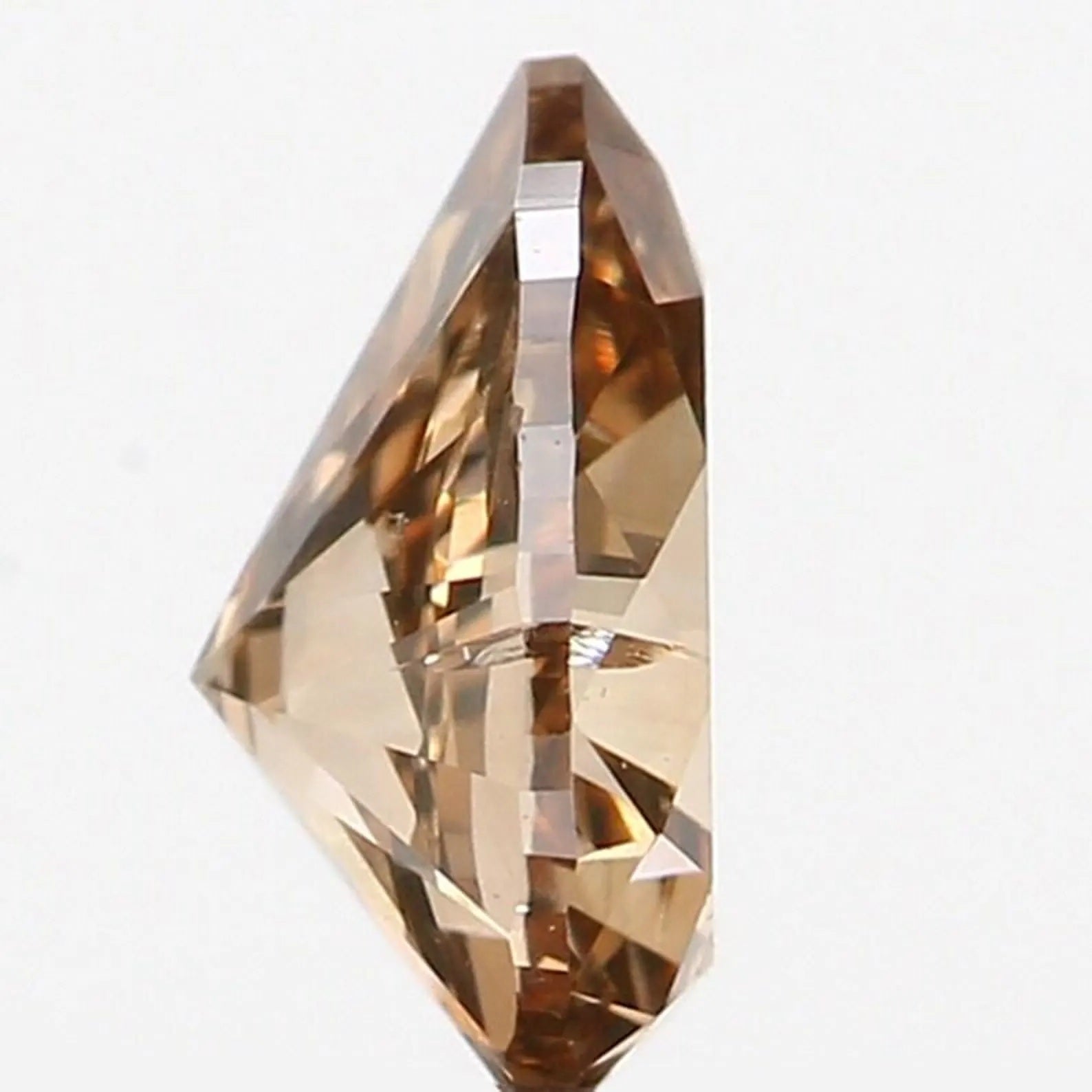 0.28 CT Natural Loose Pear Shape Diamond Brown Color Pear Cut Diamond 5.00 MM Natural Brown Color Diamond Pear Brilliant Cut Diamond NQ1085