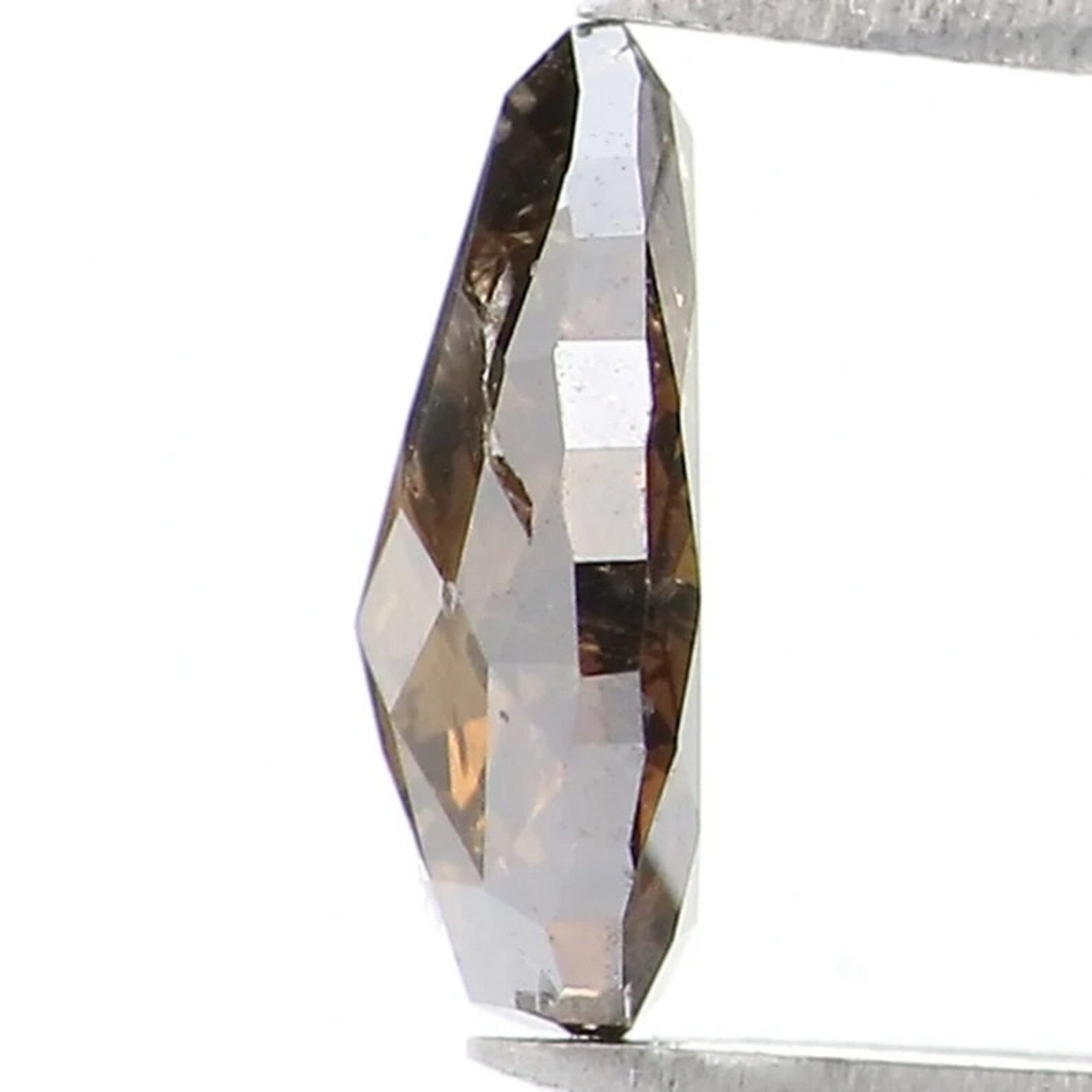 0.72 Ct Natural Loose Pear Shape Diamond Brown Color Pear Cut Diamond 6.90 MM Natural Loose Diamond Brown Color Pear Rose Cut Diamond NQ1654