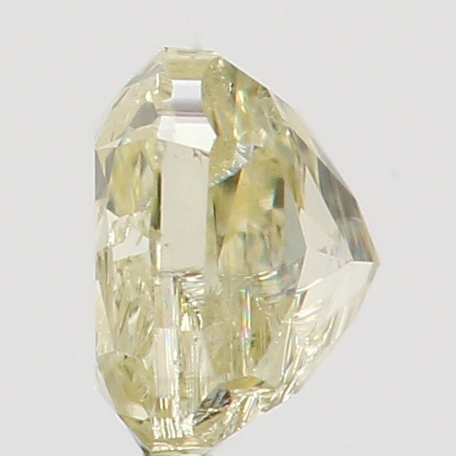 0.20 Ct Natural Loose Diamond Cushion Yellow Color I1 Clarity 3.10 MM N7391