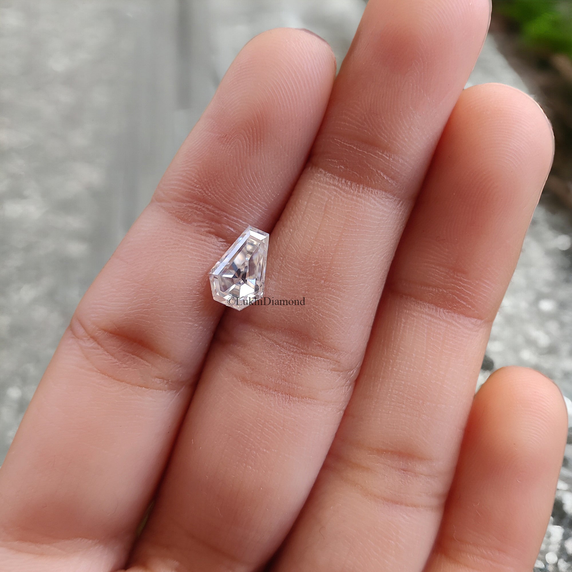 Coffin Brilliant Cut Loose White Moissanite Stone 1.0 To 5.0 CT Vintage Antique Handcrafted Eye Clean Moissanite Engagement Gift Ring Q143