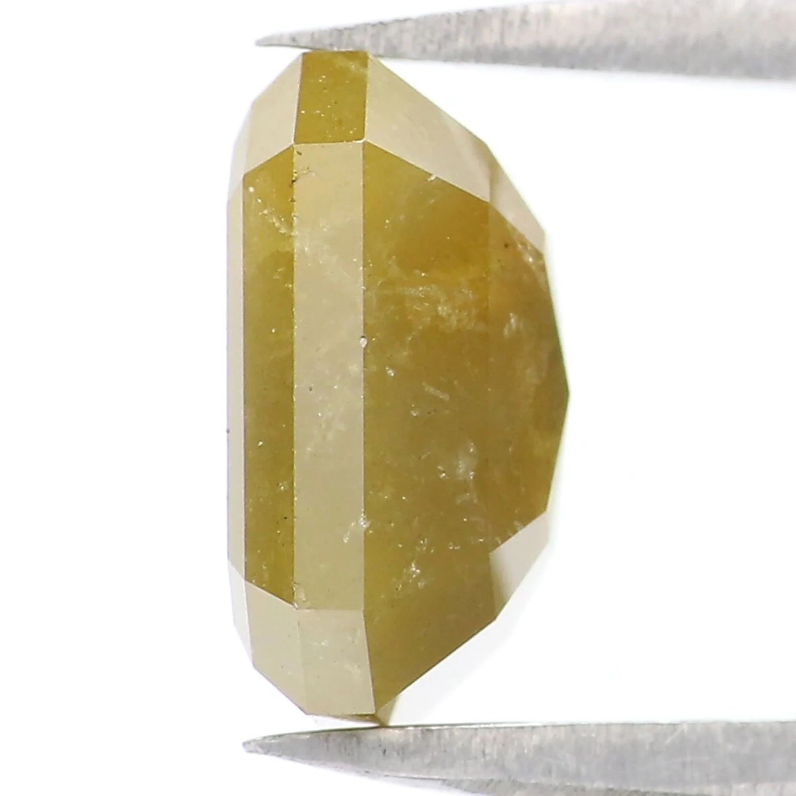2.77 CT Natural Loose Emerald Shape Diamond Yellow Color Emerald Cut Diamond 8.90 MM Natural Loose Emerald Shape Rose Cut Diamond QN153