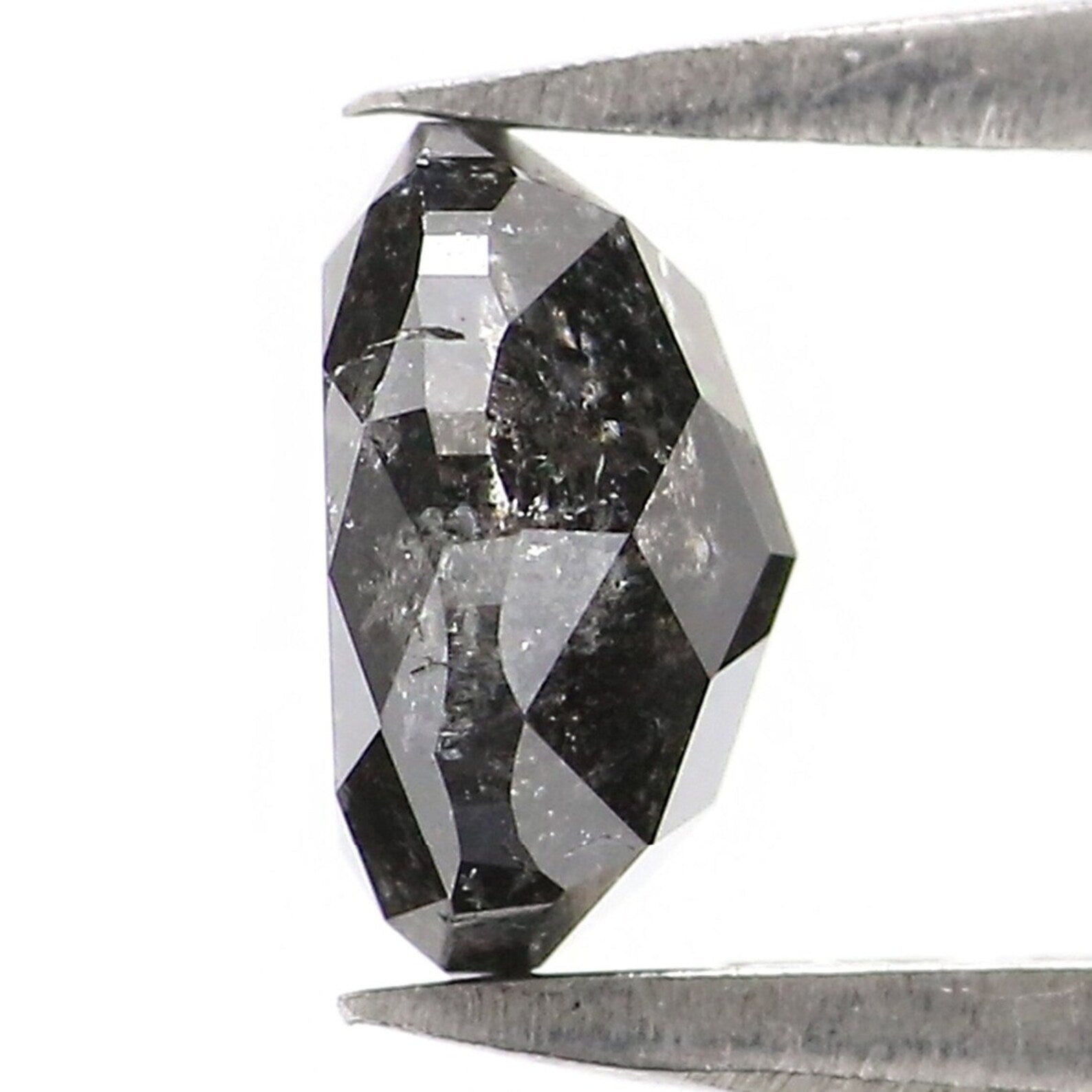 1.19 CT Natural Loose Round Rose Cut Diamond Salt And Pepper Round Diamond 6.45 MM Natural Loose Diamond Round Shape Rose Cut Diamond NQ2466