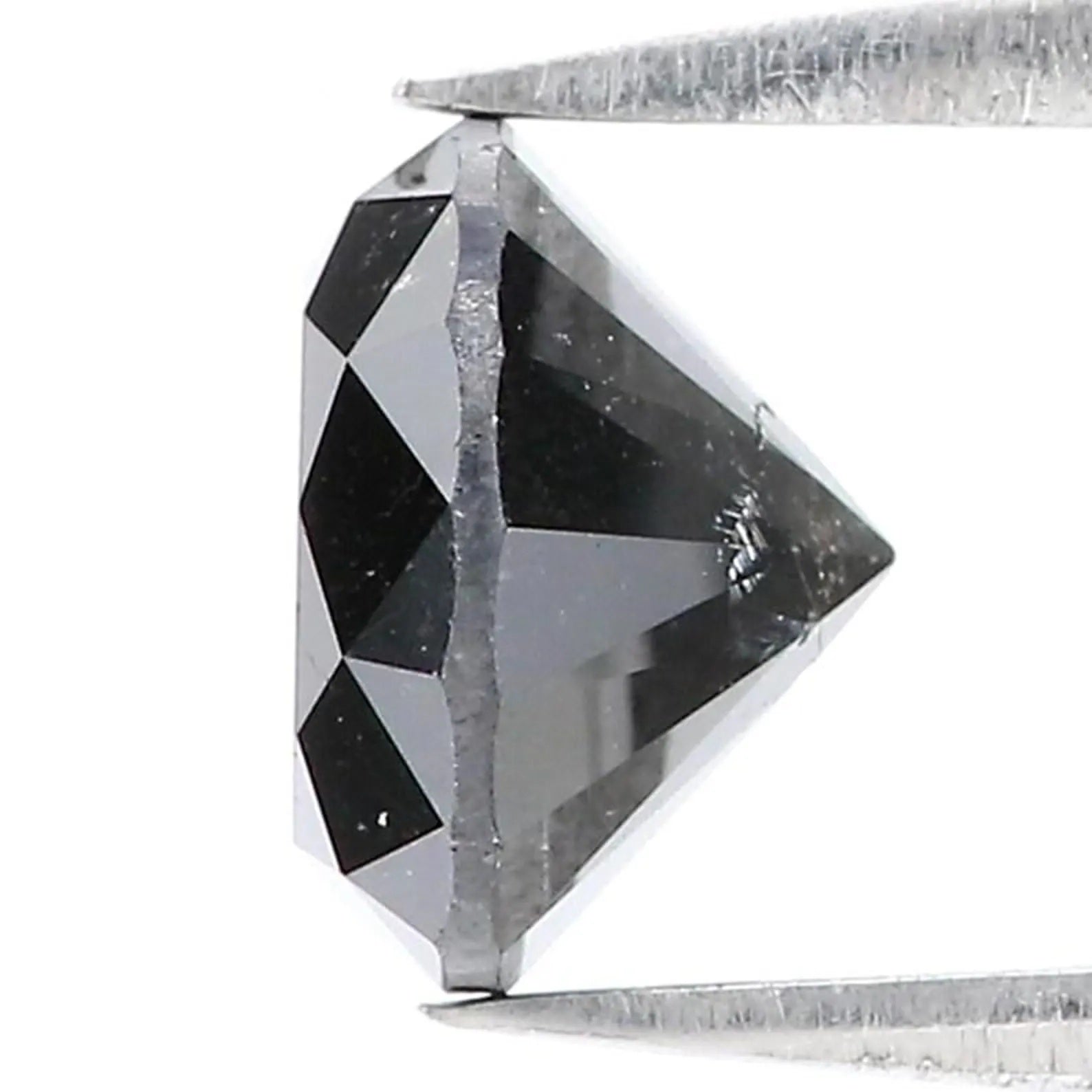 2.14 CT Natural Loose Round Shape Diamond Black Color Round Diamond 7.80 MM Natural Loose Black Color Round Brilliant Cut Diamond NQB1689