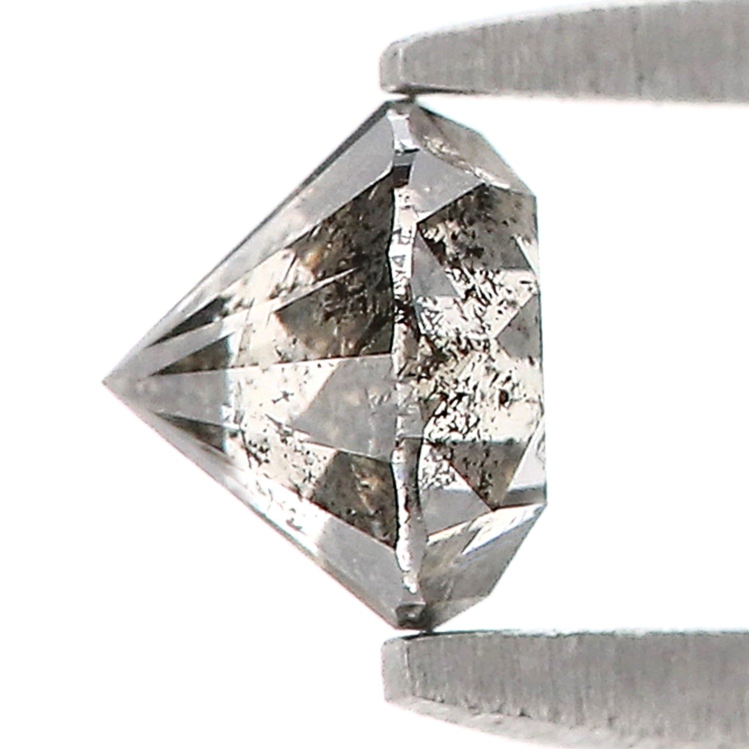 0.37 CT Natural Loose Round Shape Diamond Salt And Pepper Round Cut Diamond 4.10 MM Natural Loose Diamond Round Brilliant Cut Diamond LQ5065