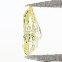 Natural Loose Pear Diamond, Yellow Color Pear Cut Diamond, Natural Loose Diamond, Pear Rose Cut Diamond, 0.23 CT Pear Shape Diamond L6499
