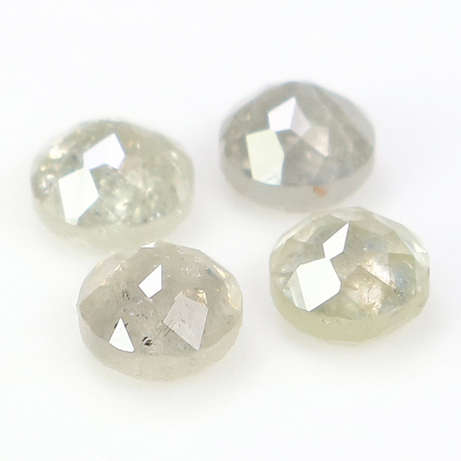 0.94 CT Natural Loose Round Rose Cut Diamond Grey Color Round Shape Diamond 3.30 MM Natural Loose Grey Color Round Rose Cut Diamond KR1036