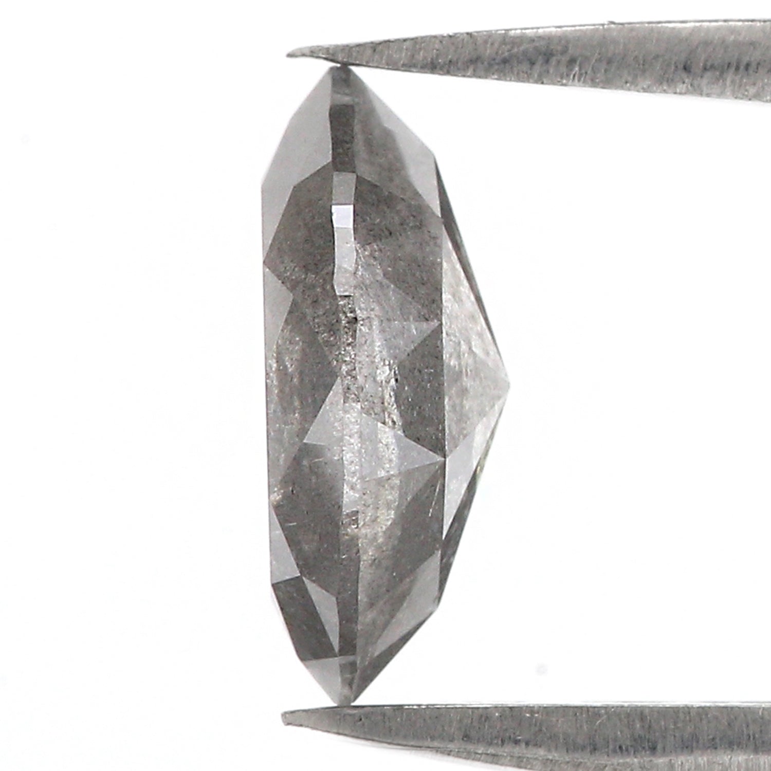 2.04 CT Natural Loose Marquise Shape Diamond Salt And Pepper Marquise Rose Cut Diamond 10.45 MM Black Grey Color Marquise Cut Diamond LC39