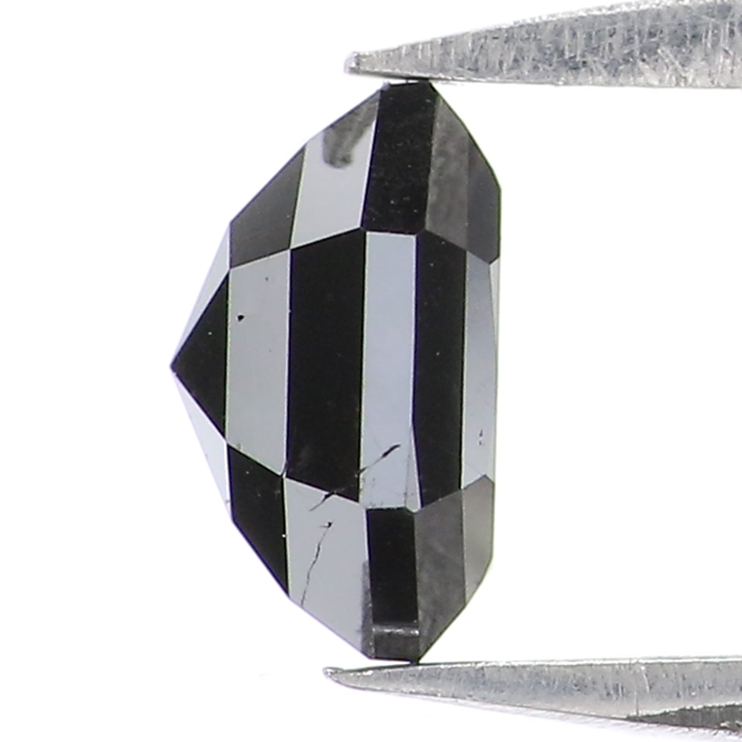 0.70 CT Natural Loose Octagon Shape Diamond Black Color Octagon Diamond 5.80 MM Natural Loose Black Color Octagon Rose Cut Diamond LQ9719