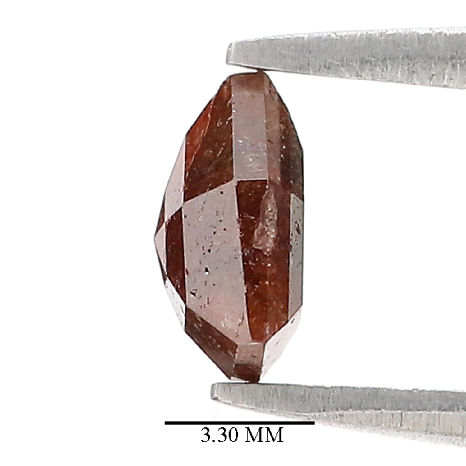Natural Pentagon Brown Diamond 1.09 CT Loose Rose Cut Brown Stone 7.00 MM Rustic Diamond Pentagon Diamond For Custom Engagement Ring L3632