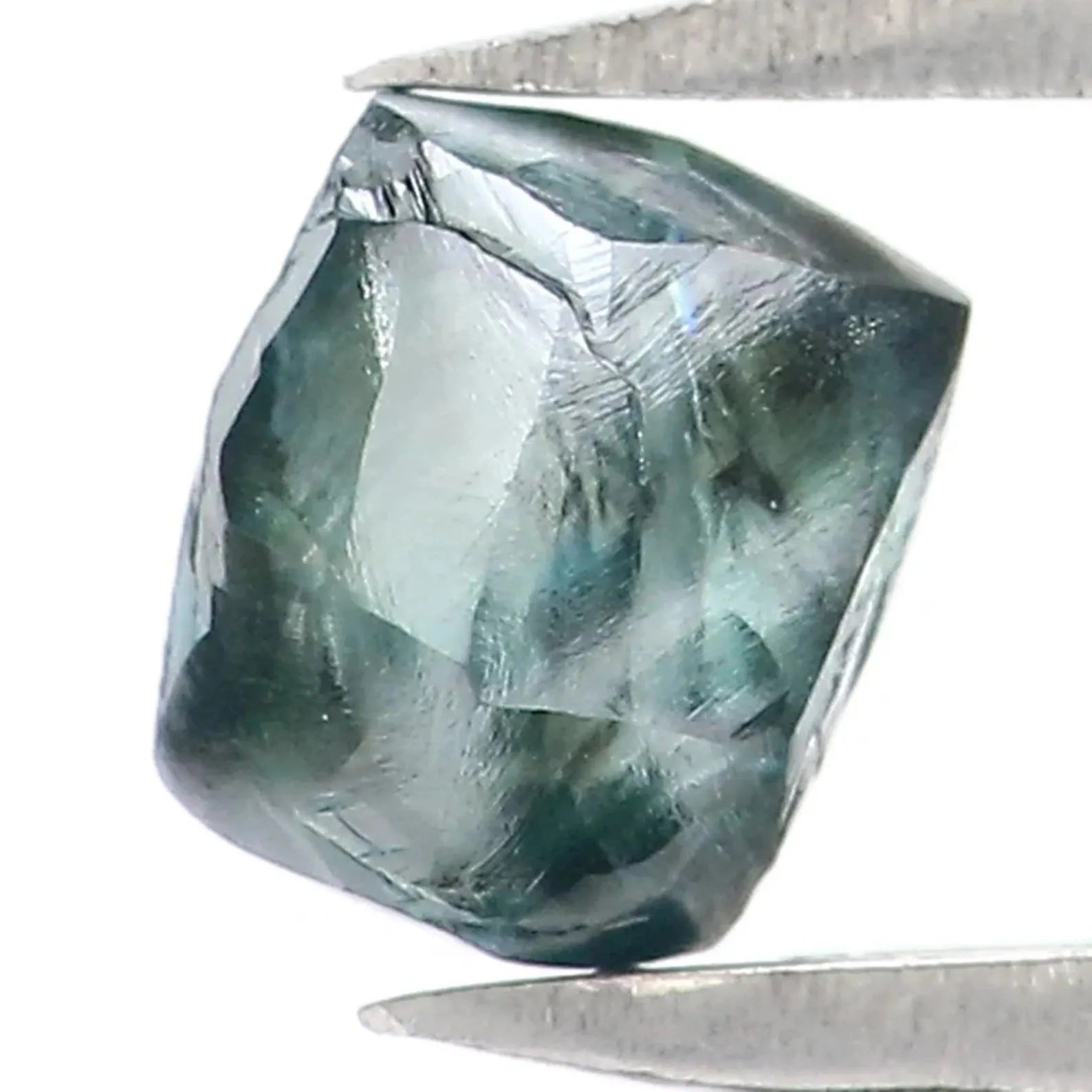 0.81 CT Natural Loose Rough Shape Diamond Blue Color Crystal Rough Diamond 5.10 MM Natural Diamond Blue Rough Irregular Cut Diamond NQ1987