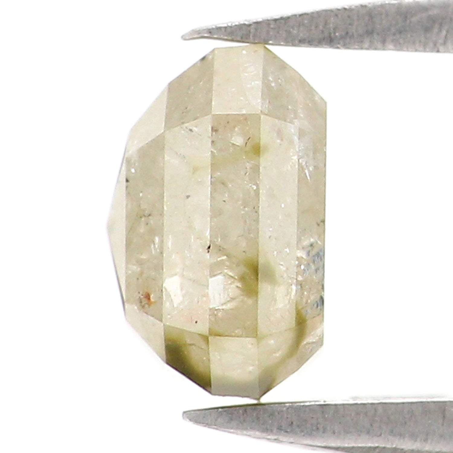 1.15 CT Natural Loose Emerald Shape Diamond Grey Color Emerald Cut Diamond 5.90 MM Natural Loose Grey Color Emerald Rose Cut Diamond KQ2683