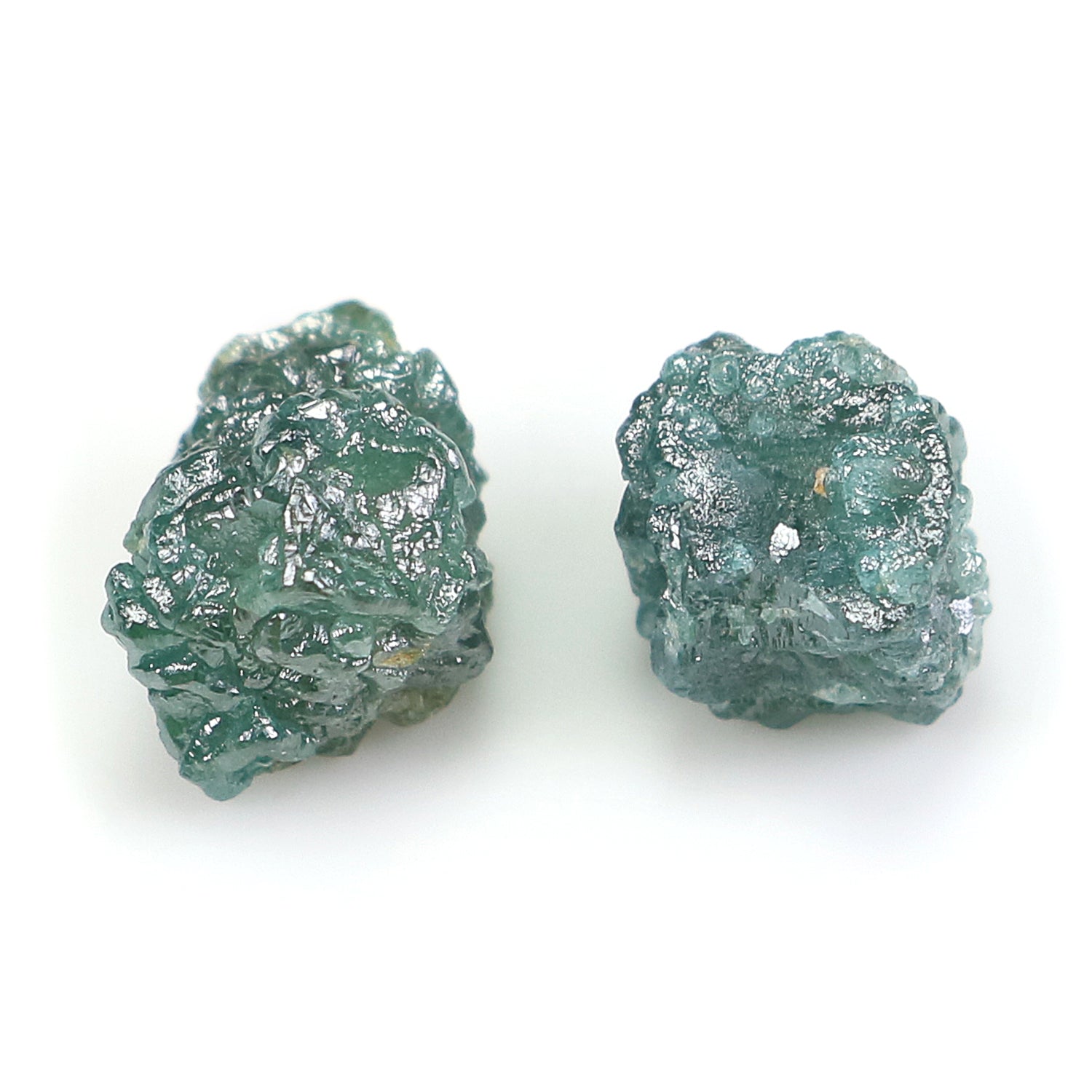 3.89 CT Natural Loose Rough Diamond Blue Color Rough Cut Diamond 6.40 MM Natural Diamond Blue Color Irregular Cut Rough Shape Diamond NQ677