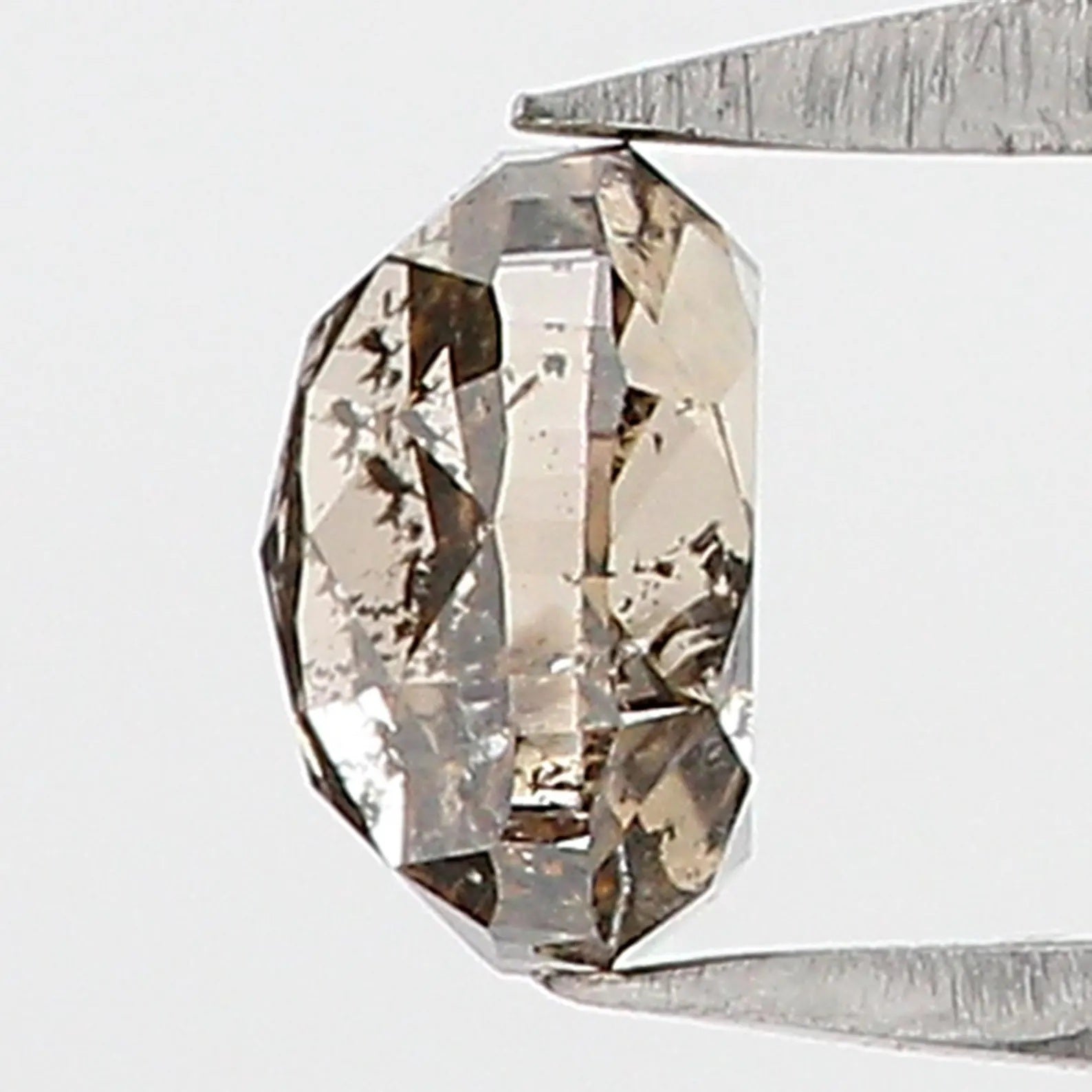 0.76 Ct Natural Loose Cushion Shape Diamond Brown Color Cushion Cut Diamond 5.20 MM Natural Loose Diamond Cushion Rose Cut Diamond QN9868