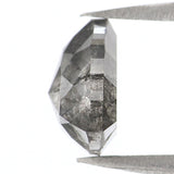1.79 CT Natural Loose Triangle Shape Diamond Salt And Pepper Triangle Diamond 7.90 MM Black Grey Color Triangle Cut Rose Cut Diamond QL8570