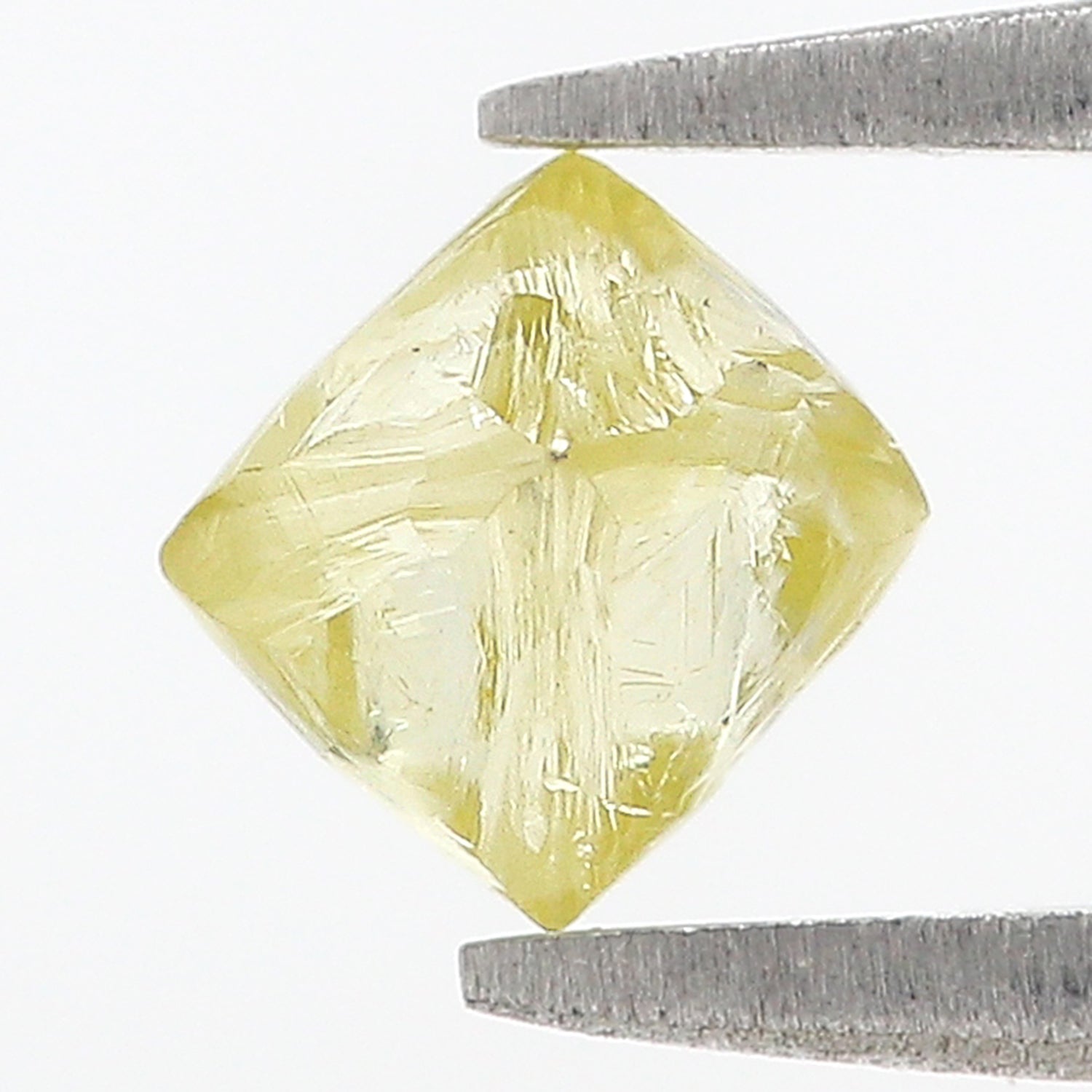1.20 CT Natural Loose Rough Shape Diamond Yellow Color Rough Cut Diamond 6.50 MM Natural Yellow Diamond Rough Irregular Cut Diamond L3566