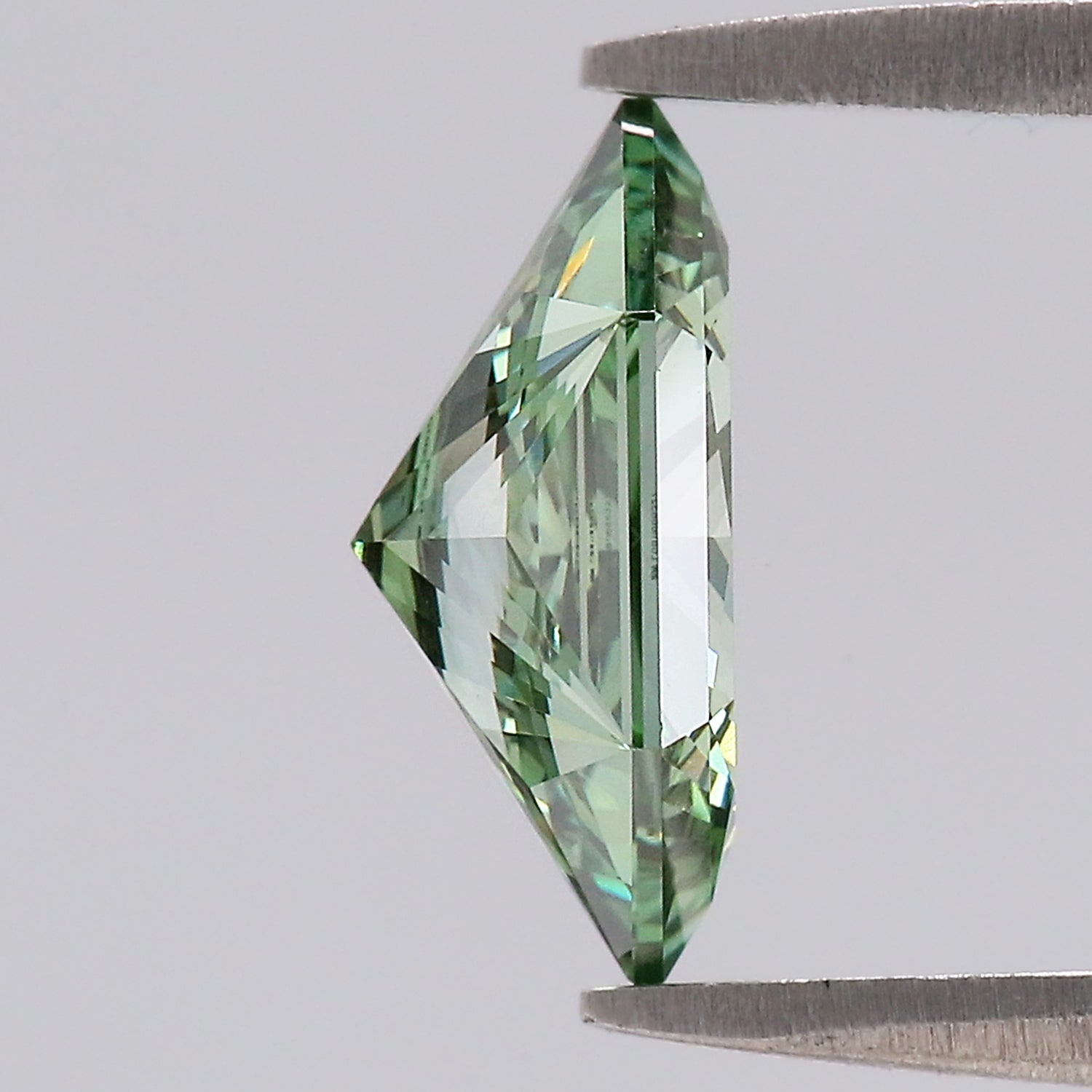 1.69 CT IGI Certified Hexagon Old European Cut Diamond Fancy Vivid Green Color VS1 Clarity Lab Grown Diamond Lab Created Diamond L3673