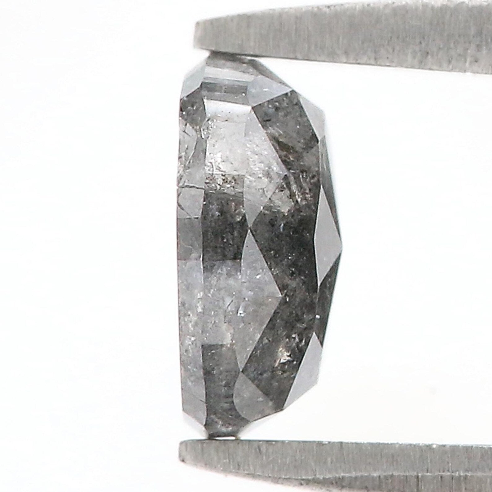 1.00 CT Natural Loose Oval Shape Diamond Salt And Pepper Oval Cut Diamond 6.85 MM Natural Loose Diamond Oval Shape Rose Cut Diamond QN1207
