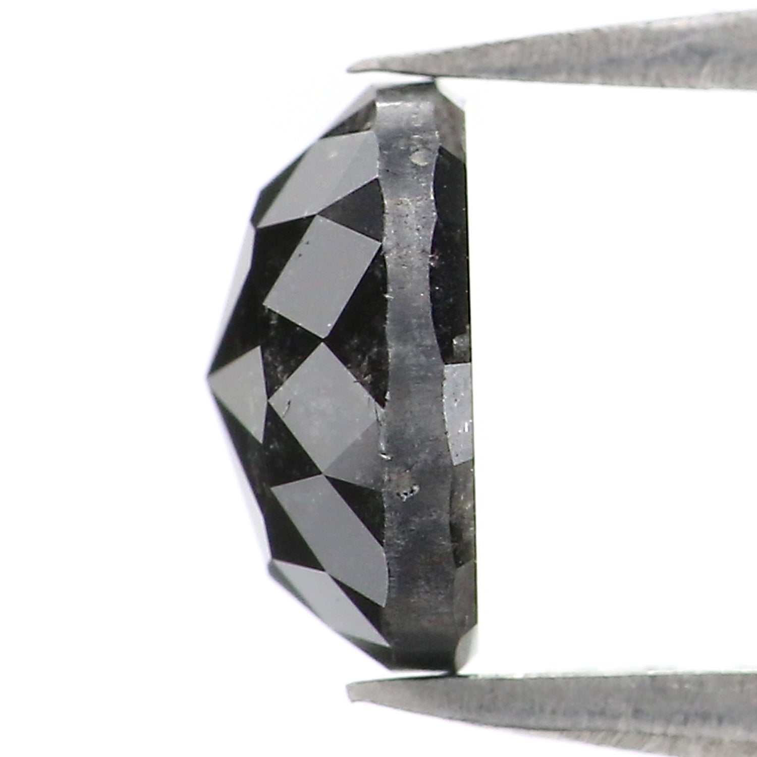 1.47 CT Natural Loose Round Rose Cut Diamond Salt And Pepper Round Diamond 7.10 MM Natural Loose Diamond Rose Cut Diamond Round Shape LQ3003