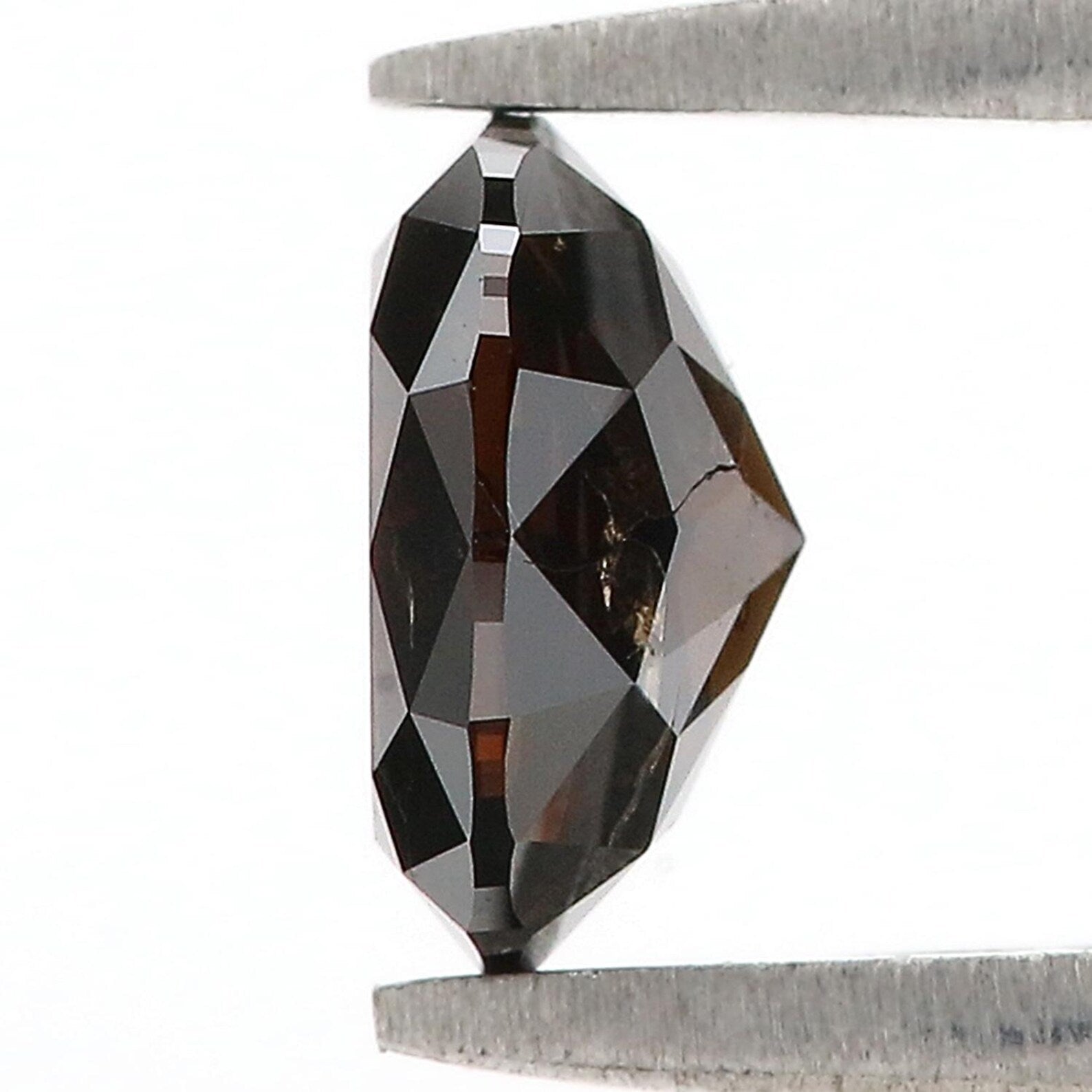 1.22 CT Natural Loose Oval Shape Diamond Brown Color Oval Cut Diamond 7.20 MM Natural Loose Diamond Brown Color Oval Rose Cut Diamond NQ1094