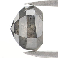 Natural Loose Hexagon Diamond, Salt And Pepper Hexagon Diamond, Natural Loose Diamond, Hexagon Rose Cut Diamond, 0.88 CT Hexagon Shape KDL2859
