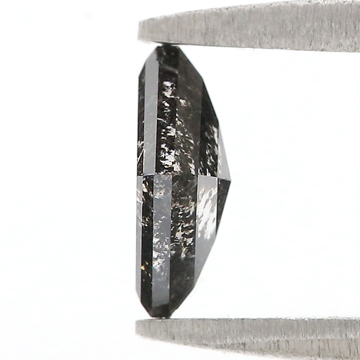0.70 CT Natural Loose Kite Shape Diamond Salt And Pepper Kite Diamond 7.10 MM Natural Loose Black Grey Color Kite Rose Cut Diamond QN930