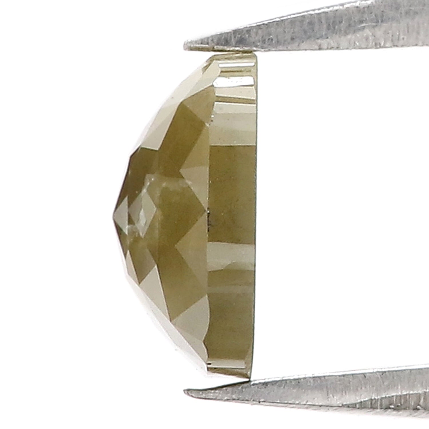 1.07 Ct Natural Loose Cushion Shape Diamond Green Color Cushion Diamond 6.25 MM Natural Diamond Green Color Cushion Rose Cut Diamond LQ3048