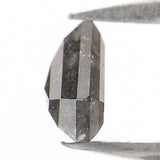 Natural Loose Shield Diamond, Salt And Pepper Shield Diamond, Natural Loose Diamond, Shield Rose Cut Diamond, 0.47 CT Shield Shape KR2707