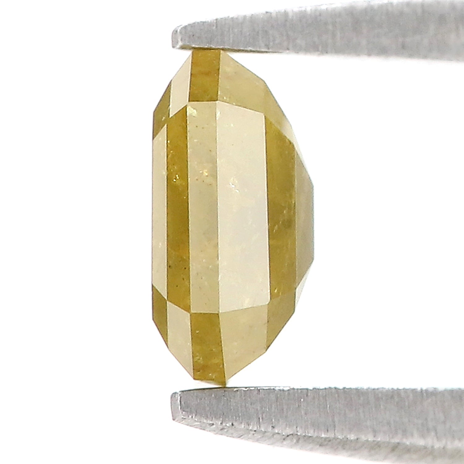 0.76 CT Natural Loose Emerald Shape Diamond Yellow Color Emerald Cut Diamond 5.75 MM Natural Yellow Color Emerald Rose Cut Diamond LQ1959