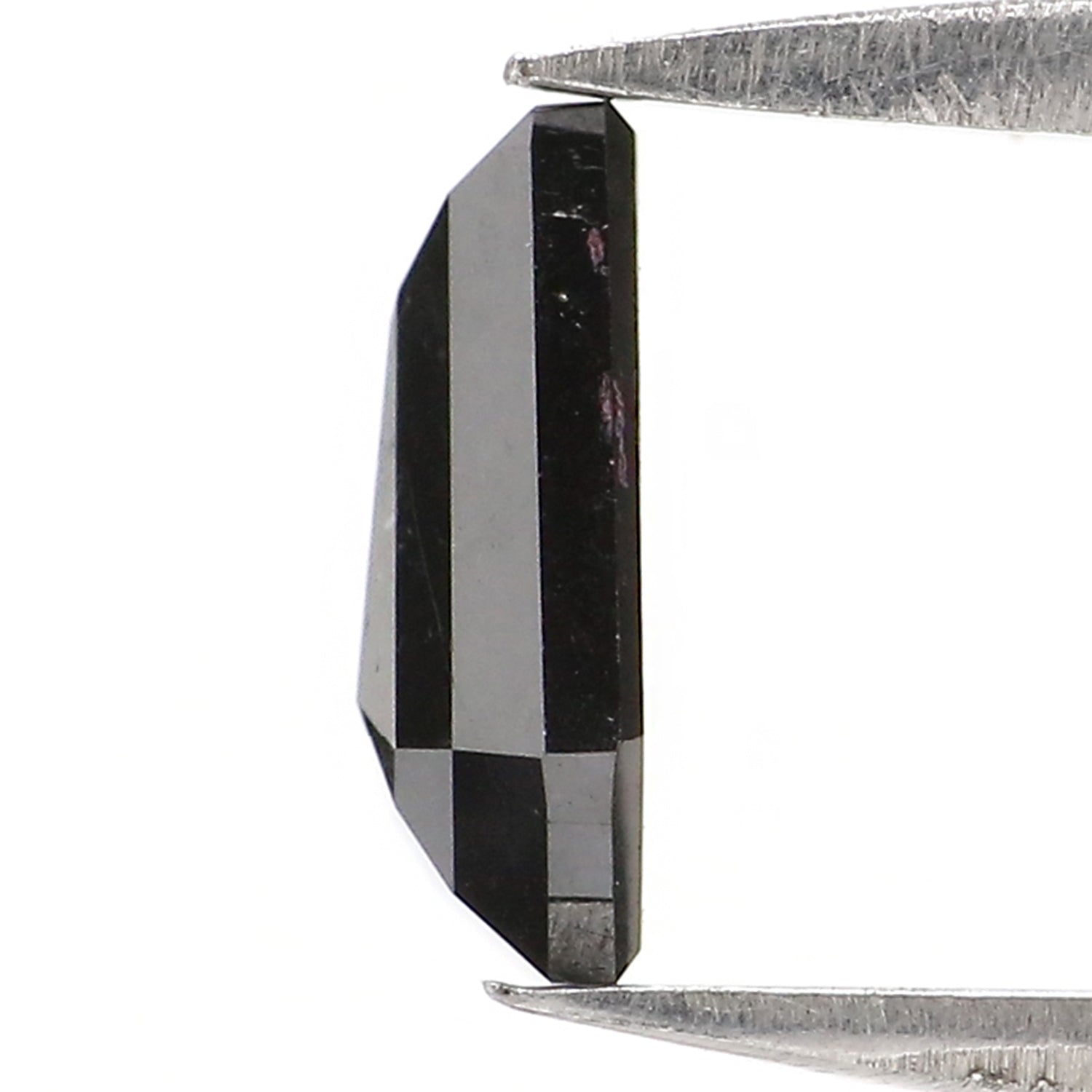 0.70 CT Natural Loose Coffin Shape Diamond Black Color Coffin Cut Diamond 7.10 MM Natural Loose Black Color Coffin Rose Cut Diamond KQ2716