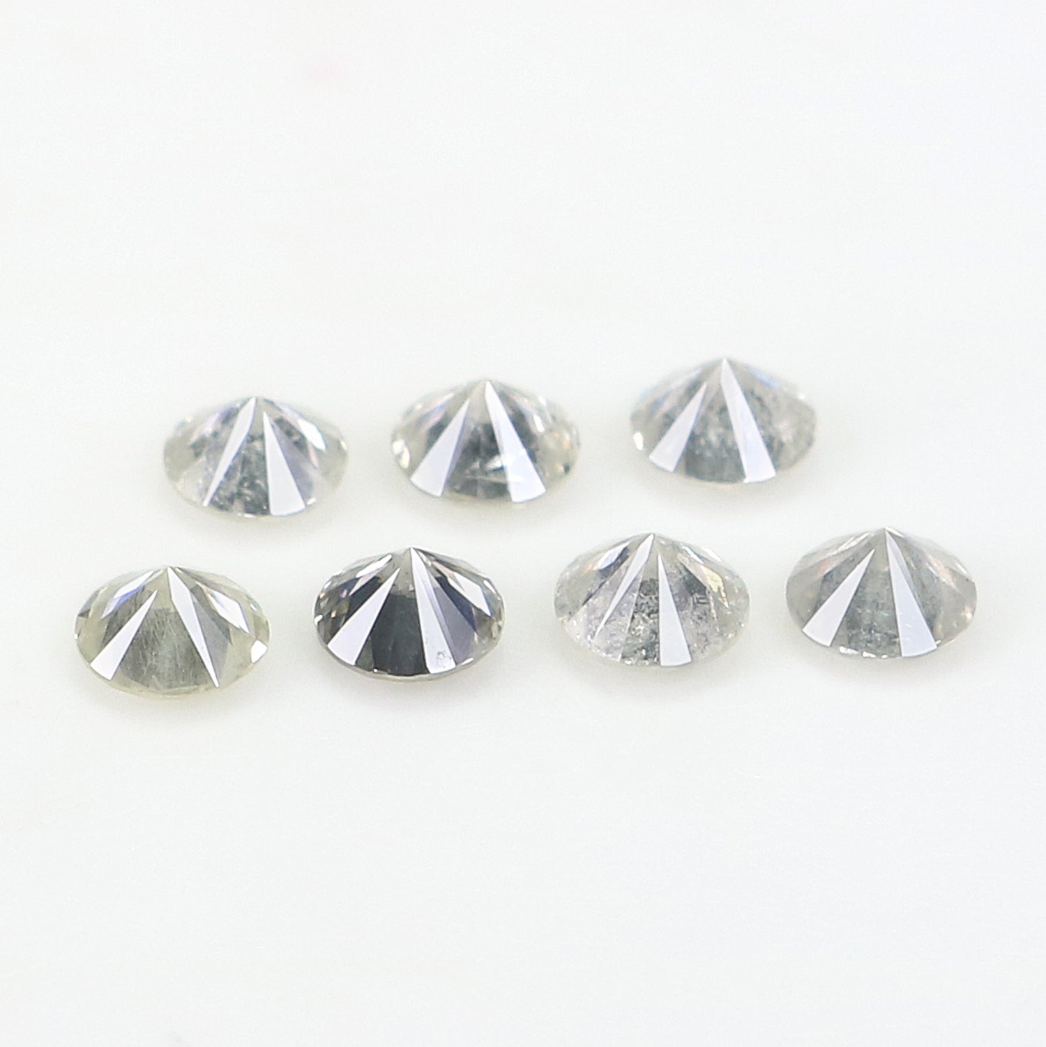 0.89 CT Natural Loose Round Shape Diamond Fancy Grey Color Round Cut Diamond 3.25 MM Natural Grey Color Round Brilliant Cut Diamond L3459