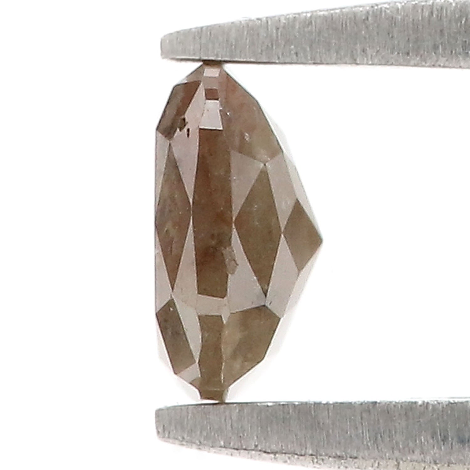 Natural Cushion Brown Diamond 0.74 CT Loose Rose Cut Brown Stone 5.45 MM Rustic Diamond Cushion Diamond For Custom Engagement Ring L3626