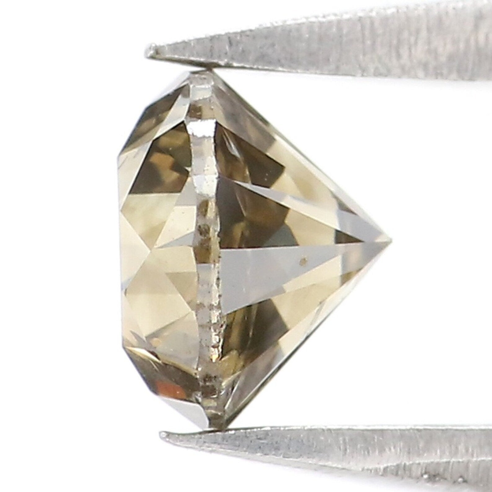 0.73 CT Natural Loose Round Brilliant Cut Diamond Light Green Color Round Shape Diamond 5.20 MM Natural Light Green Round Cut Diamond NQ304