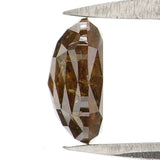 Natural Loose Oval Diamond, Brown Color Diamond, Natural Loose Diamond, Oval Rose Cut Diamond, Oval Cut, 1.18 CT Oval Shape Diamond KDL2867