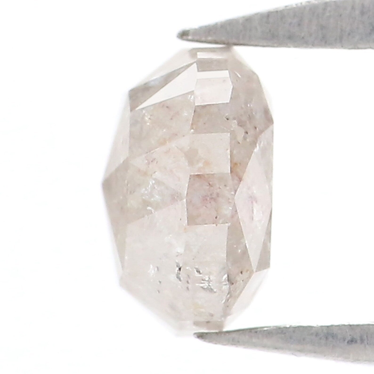 0.55 CT Natural Loose Cushion Shape Diamond Gray Color Cushion Diamond 4.70 MM Natural Loose Diamond Cushion Shape Rose Cut Diamond N8051