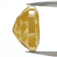 Natural Loose Cushion Diamond, Yellow Color Diamond, Natural Loose Diamond, Cushion Rose Cut Diamond, 2.94 CT Cushion Shape Diamond KDL6112