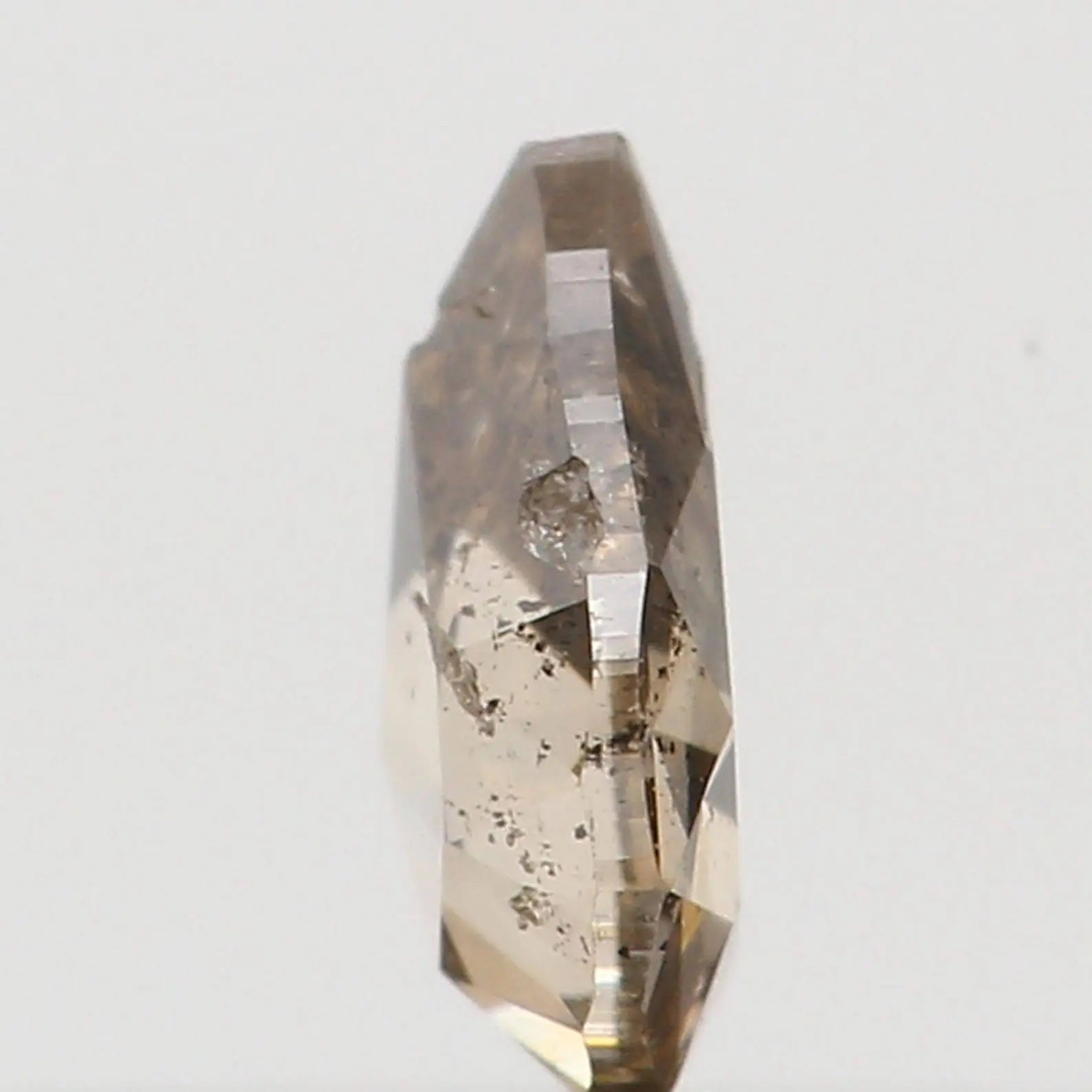 0.16 Ct Natural Loose Pear Shape Diamond Brown Color Pear Cut Diamond 4.00 MM Natural Loose Diamond Brown Pear Shape Rose Cut Diamond N7134