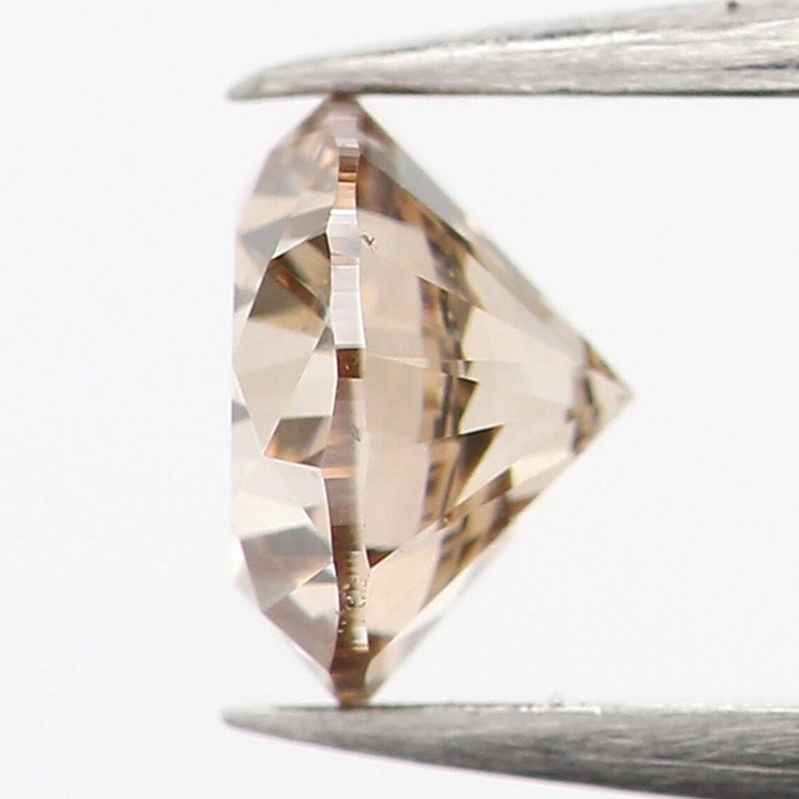 0.26 Ct Natural Loose Round Shape Diamond Brown Color Round Cut Diamond 3.95 MM Natural Loose Diamond Round Brilliant Cut Diamond NQ1194
