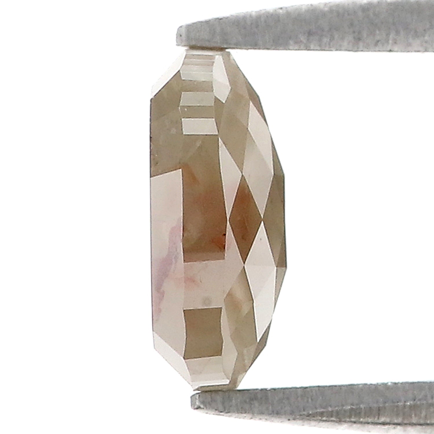 1.90 CT Natural Loose Oval Shape Diamond Grey Color Oval Cut Diamond 8.00 MM Natural Loose Diamond Grey Color Oval Rose Cut Diamond LQ7824