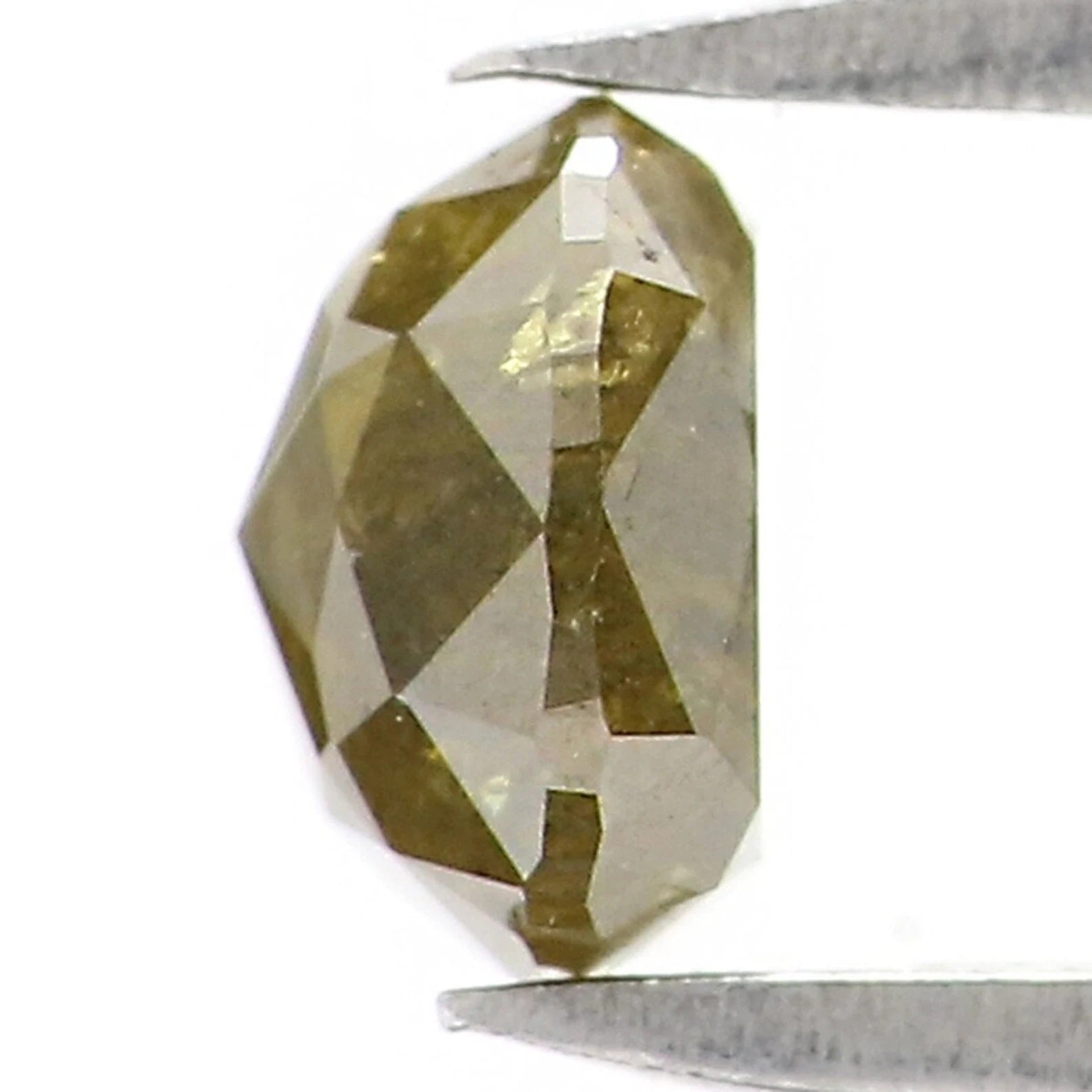 0.71 CT Natural Loose Oval Shape Diamond Green Color Oval Cut Diamond 5.35 MM Natural Loose Diamond Oval Shape Rose Cut Diamond NQ2380
