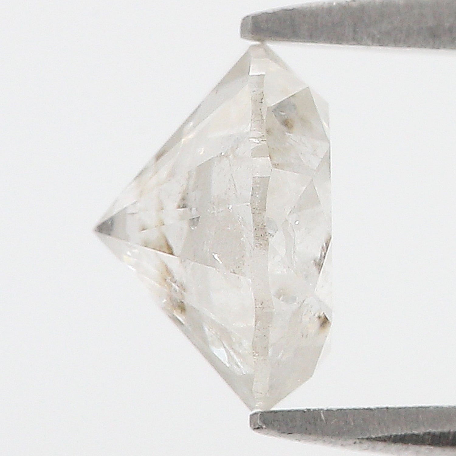 2.23 CT Natural Loose Round Shape Diamond Salt And Pepper Round Cut Diamond 8.05 MM Natural Grey Color Round Brilliant Cut Diamond L3458