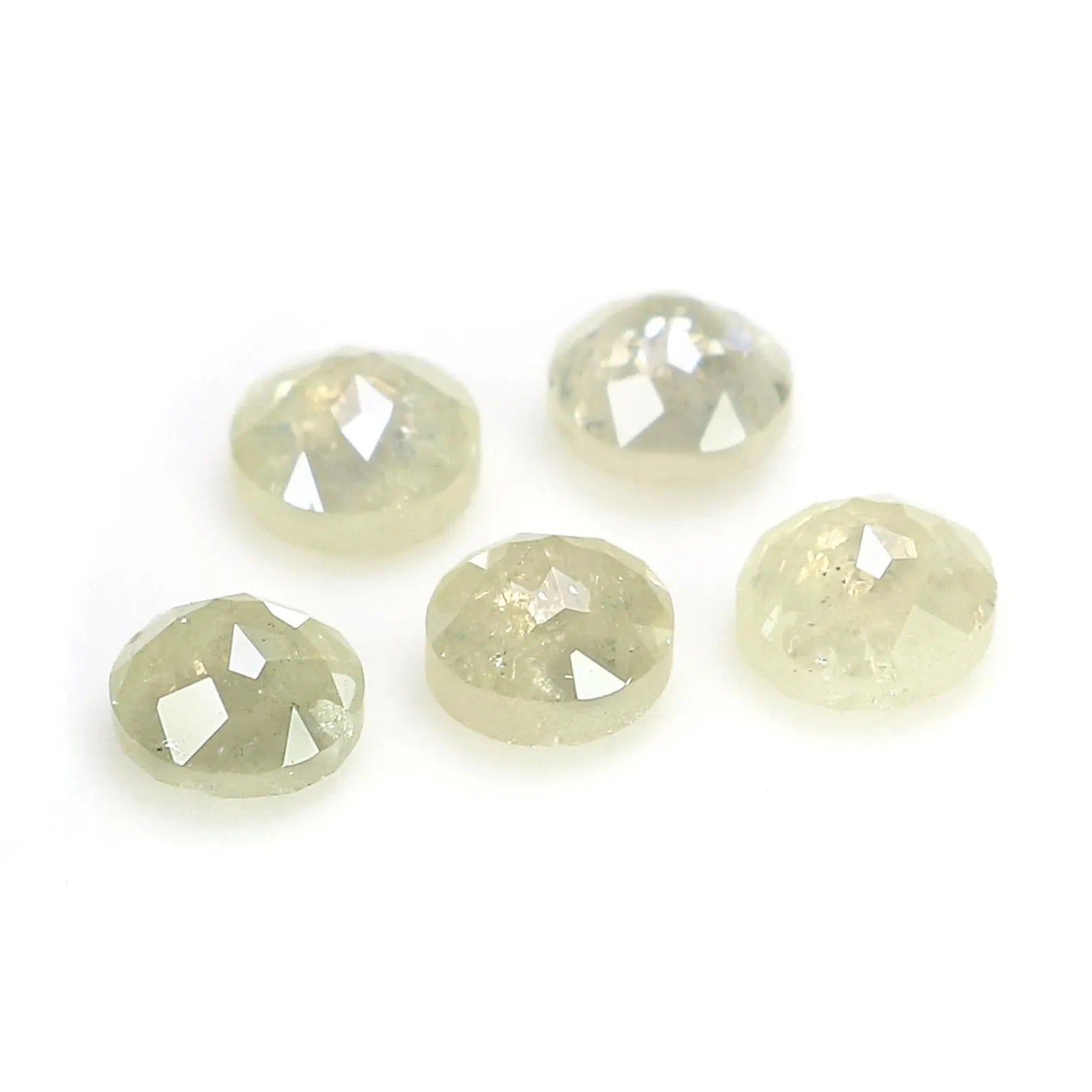 1.35 CT Natural Loose Round Shape Diamond Grey Color Round Diamond 3.50 MM Natural Loose Diamond Grey Color Round Rose Cut Diamond NQ7030