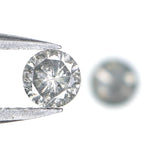 Natural Loose Round Diamond, Salt And Pepper Round Diamond, Natural Loose Diamond, Round Brilliant Cut Diamond, 0.50 CT Round Shape L2806