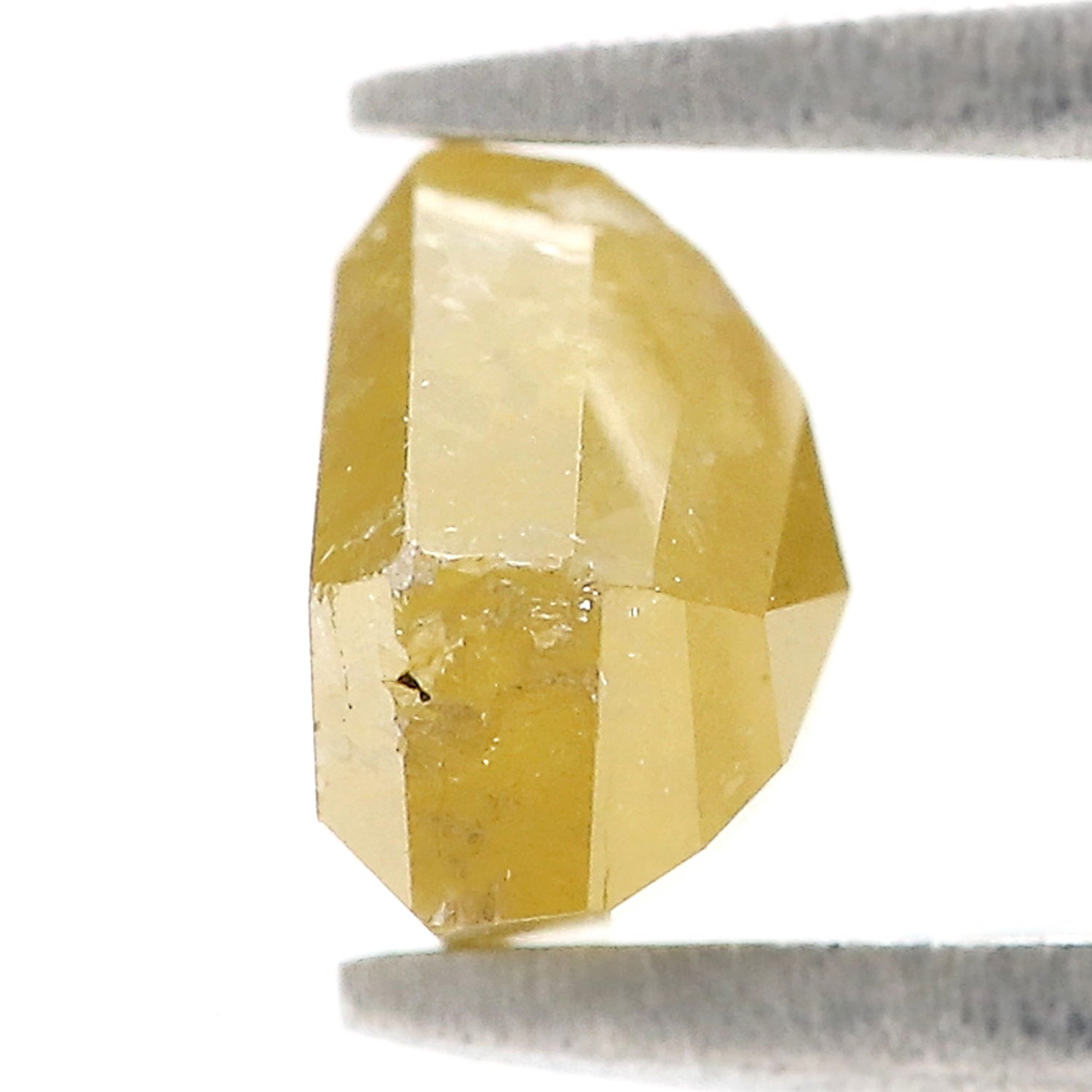 1.21 CT Natural Loose Shield Shape Diamond Yellow Color Shield Cut Diamond 5.70 MM Natural Diamond Yellow Shield Rose Cut Diamond N2666