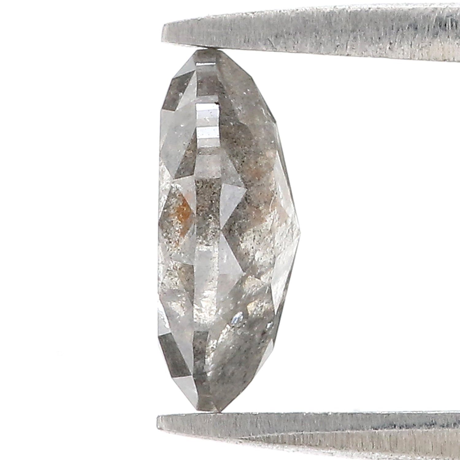 1.65 CT Natural Loose Marquise Shape Diamond Salt And Pepper Marquise Rose Cut Diamond 9.55 MM Black Grey Color Marquise Cut Diamond L3505