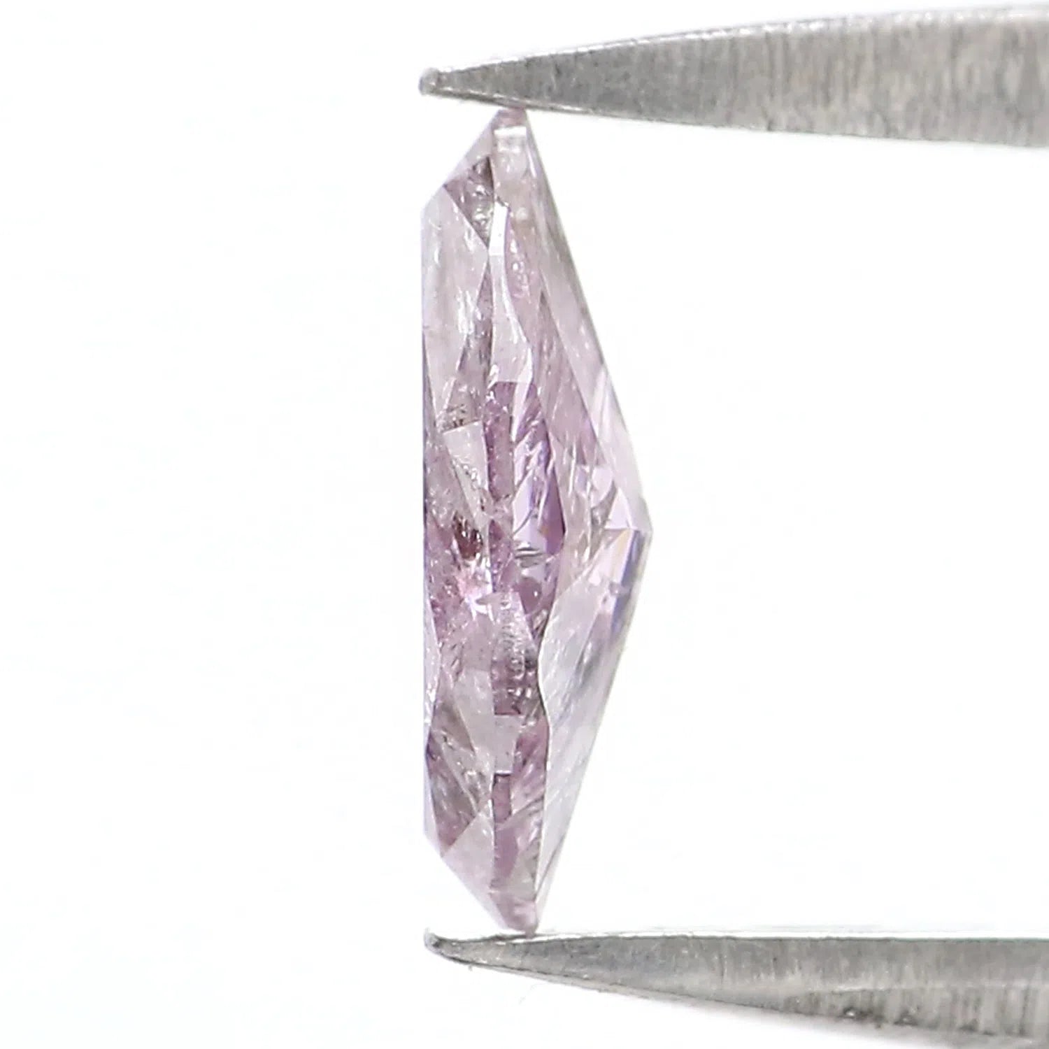GIA Certified 0.53 Ct Natural Loose Marquise Modified Brilliant Cut Diamond 7.45 MM Fancy Grayish Pink-Purple Color Marquise Diamond QL6912