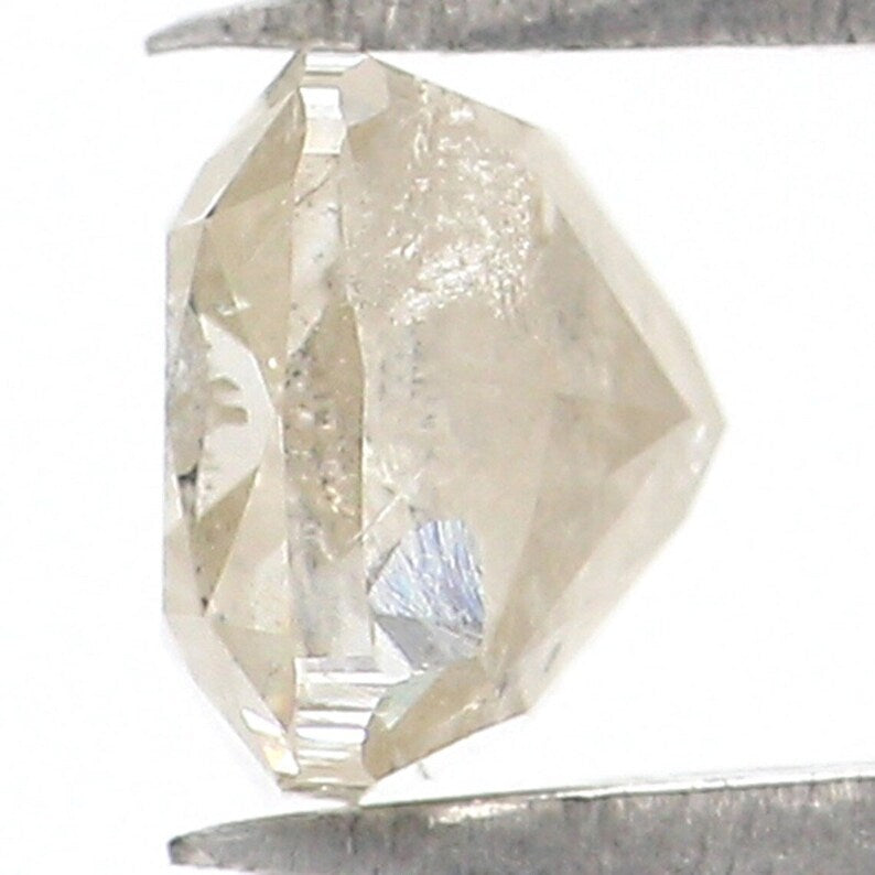0.67 Ct Natural Loose Cushion Diamond Yellow Grey Color Cushion Diamond 4.60 MM Natural Loose Diamond Cushion Brilliant Cut Diamond NQ8716
