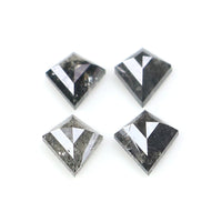 Natural Loose Kite Diamond, Salt And Pepper Kite Diamond, Natural Loose Diamond, Kite Rose Cut Diamond, Kite Cut, 0.55 CT Kite Shape KR2694