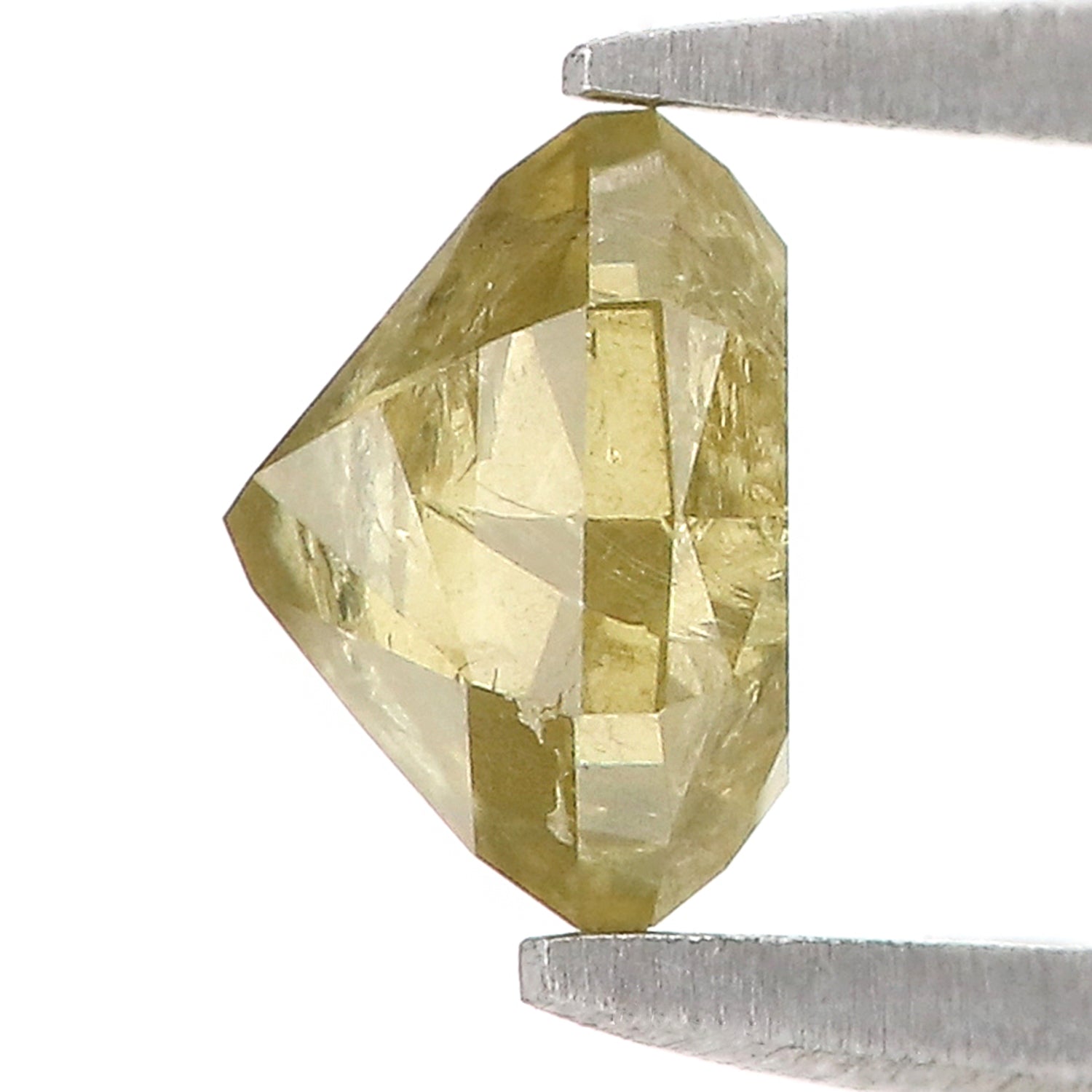 0.95 CT Natural Loose Hexagon Shape Diamond Yellow Color Hexagon Cut Diamond 6.10 MM Natural Green Hexagon Brilliant Cut Diamond LQ2509